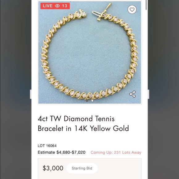 4ct diamond bracelet - Picture 8 of 17